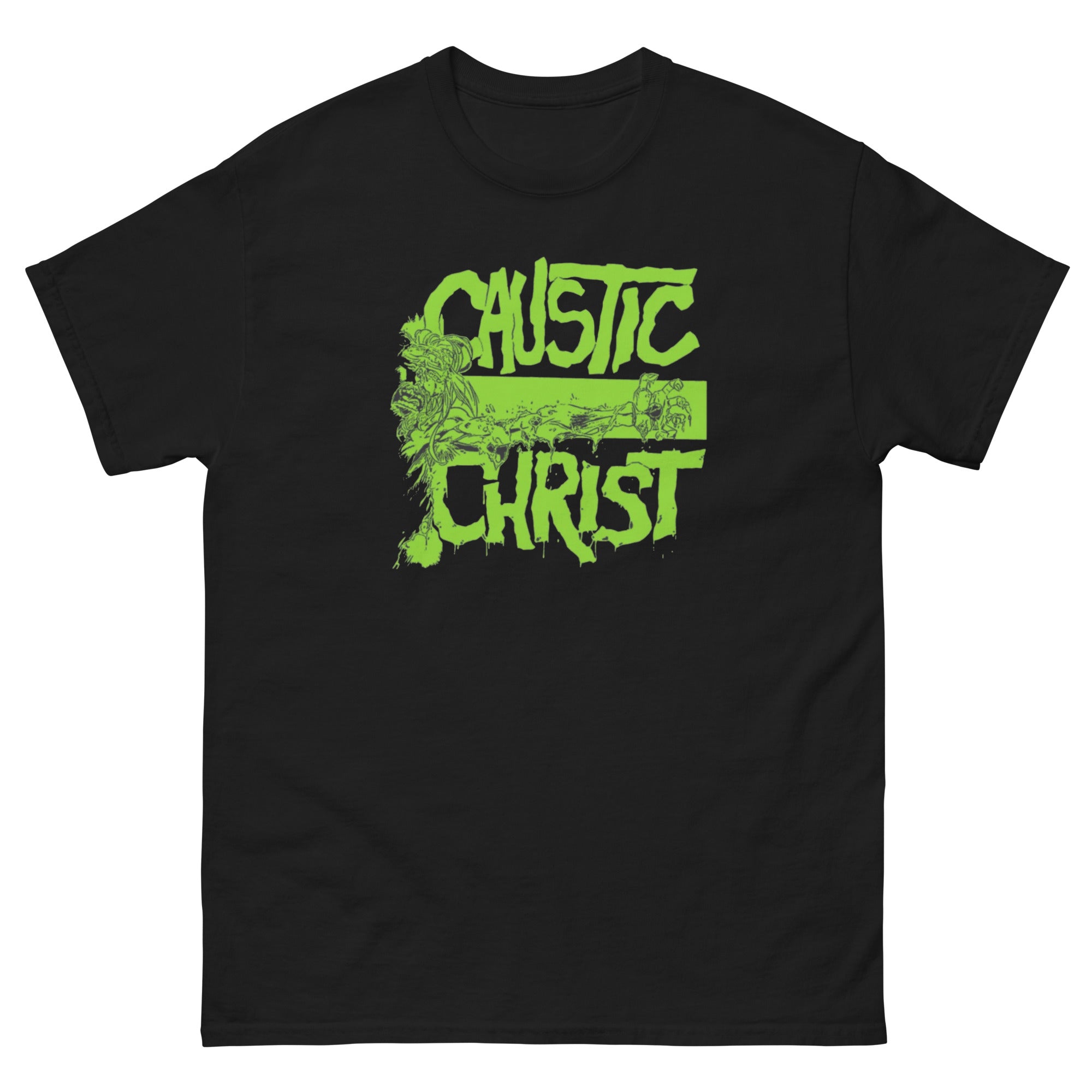 Caustic Christ Green T-Shirt