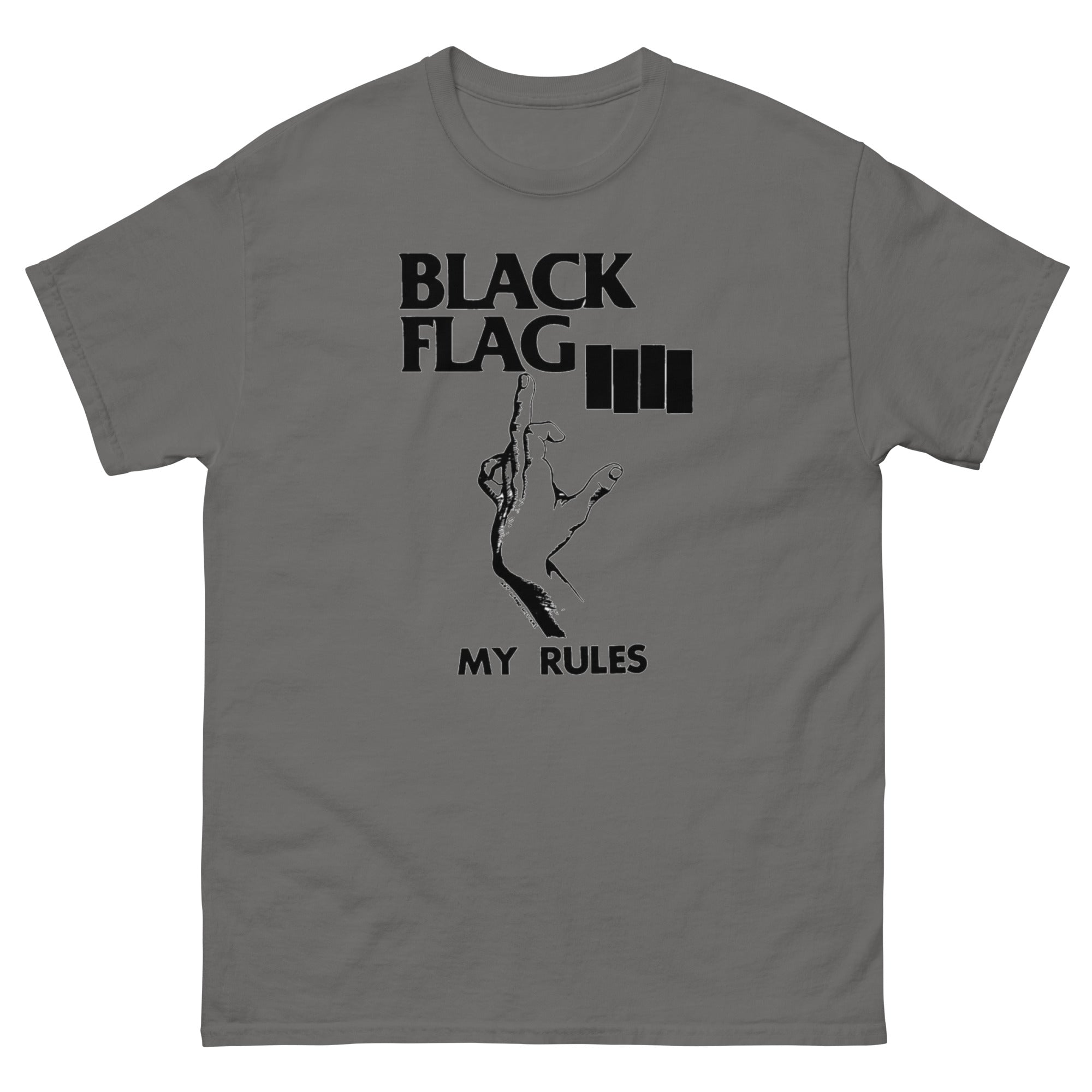 Black Flag My Rules T-Shirt
